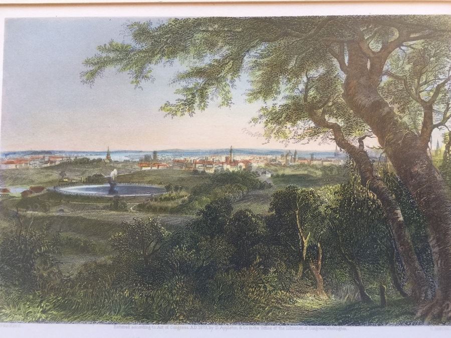 JUST ADDED - Three Framed Colored Engravings [Photo 6]