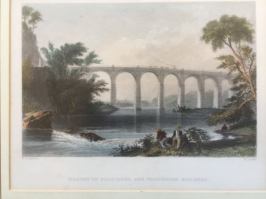 JUST ADDED - Three Framed Colored Engravings [Photo 12]