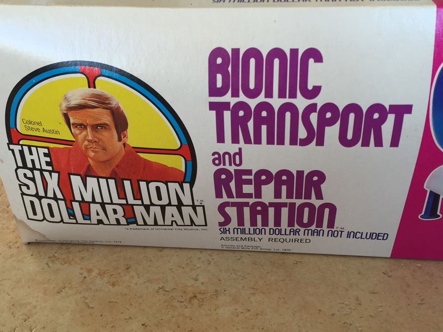 The Six Million Dollar Man Bionic Transport And Repair Station In Box Kenner 1975 [Photo 7]