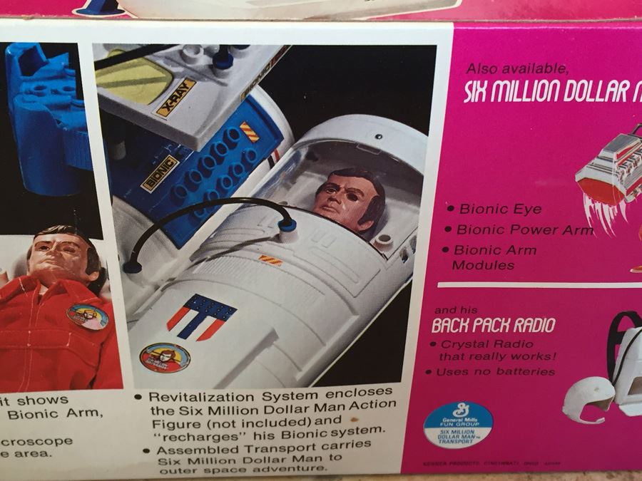 The Six Million Dollar Man Bionic Transport And Repair Station In Box Kenner 1975 [Photo 13]