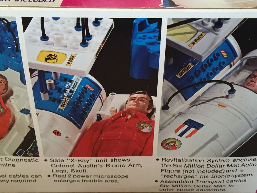 The Six Million Dollar Man Bionic Transport And Repair Station In Box Kenner 1975 [Photo 12]