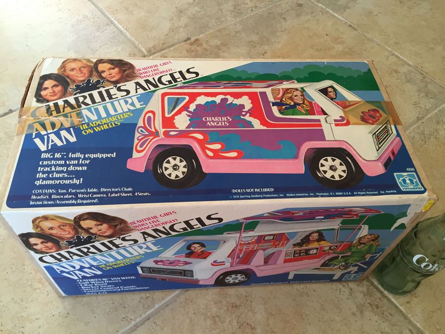 Charlie's Angels Adventure Van Headquarters On Wheels Hasbro In Box 1978