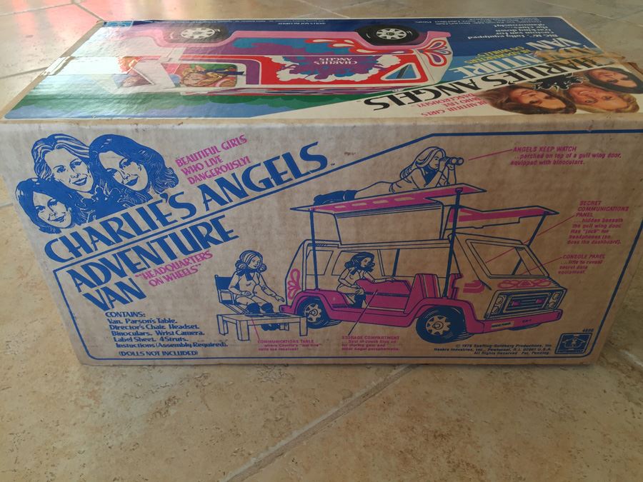 Charlie's Angels Adventure Van Headquarters On Wheels Hasbro In Box 1978  [Photo 8]