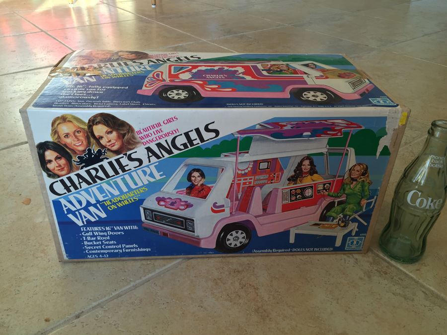 Charlie's Angels Adventure Van Headquarters On Wheels Hasbro In Box 1978 