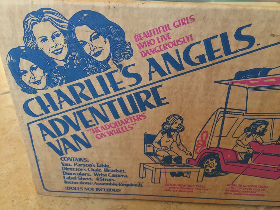 Charlie's Angels Adventure Van Headquarters On Wheels Hasbro In Box 1978  [Photo 9]