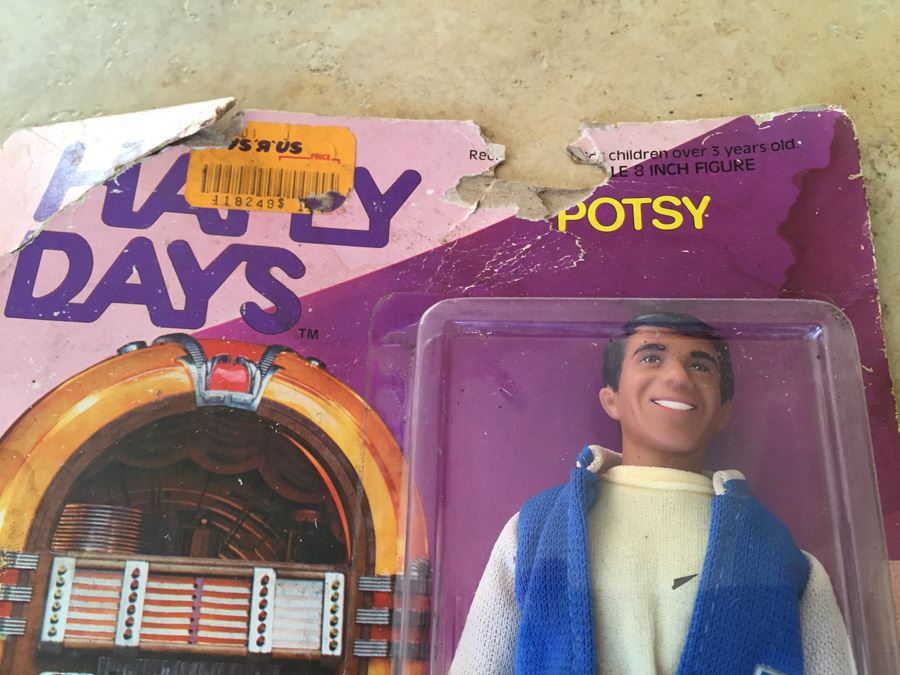 MEGO Happy Days Action Figures Dolls RICHIE And POTSY On Damaged Cards 1976 [Photo 12]