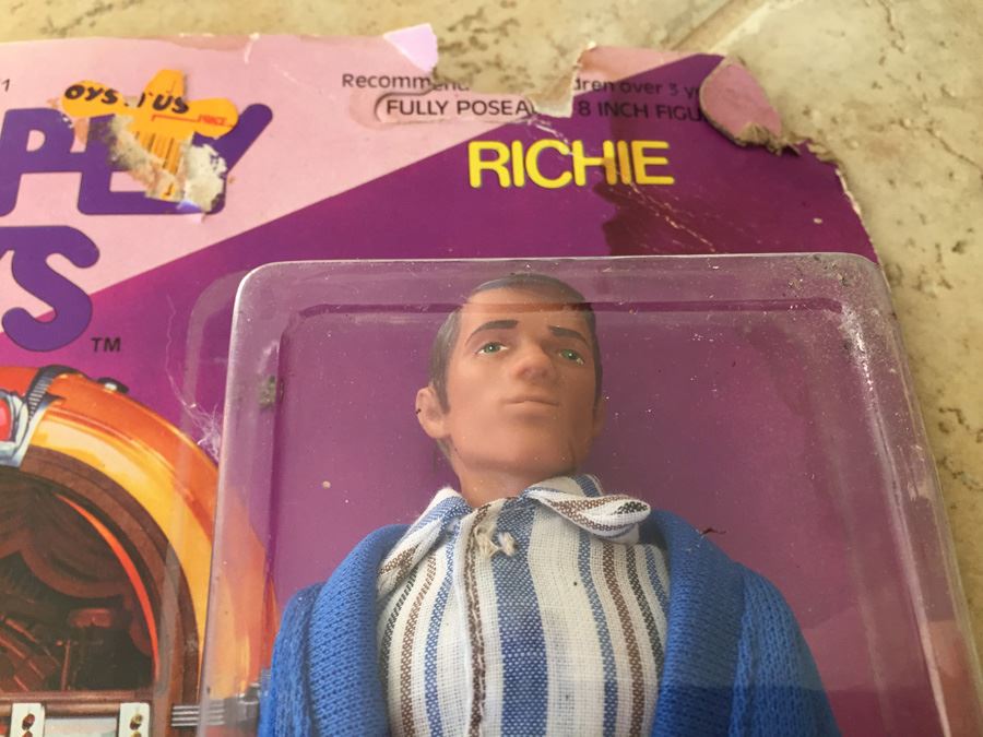 MEGO Happy Days Action Figures Dolls RICHIE And POTSY On Damaged Cards 1976 [Photo 3]