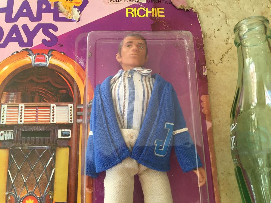 MEGO Happy Days Action Figures Dolls RICHIE And POTSY On Damaged Cards 1976 [Photo 5]