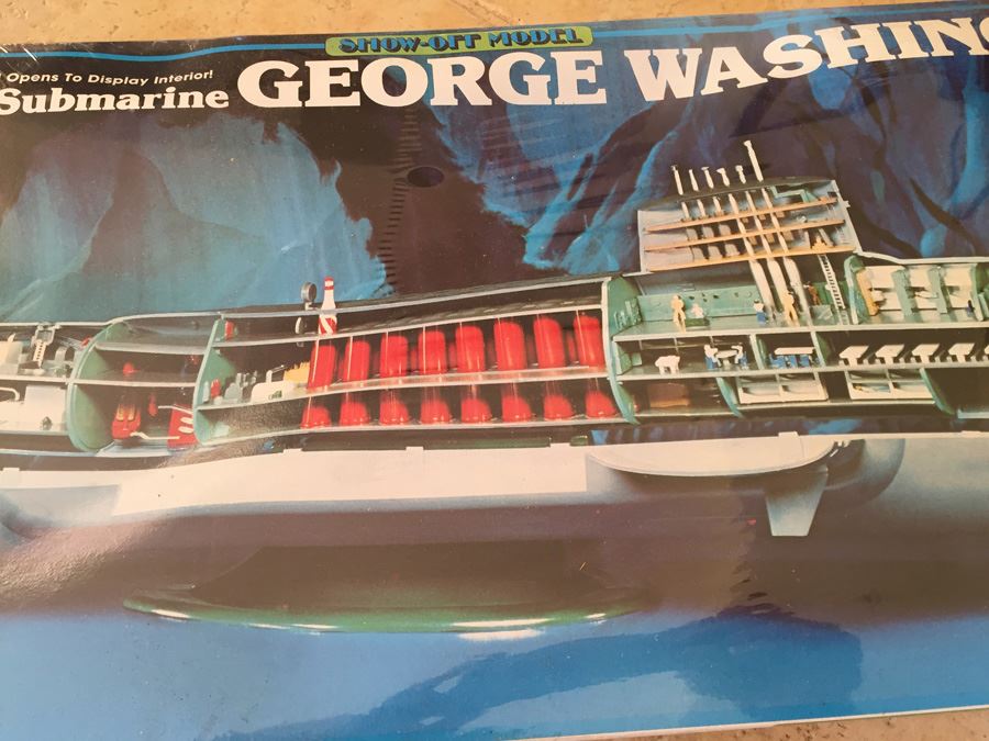 Sealed Revell Model Kit Of Polaris Nuclear Submarine WASHINGTON 1978