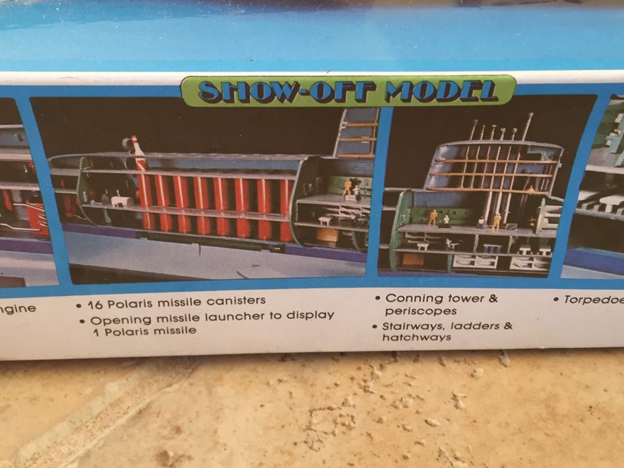 Sealed Revell Model Kit Of Polaris Nuclear Submarine WASHINGTON 1978