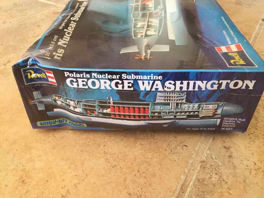 Sealed Revell Model Kit Of Polaris Nuclear Submarine WASHINGTON 1978