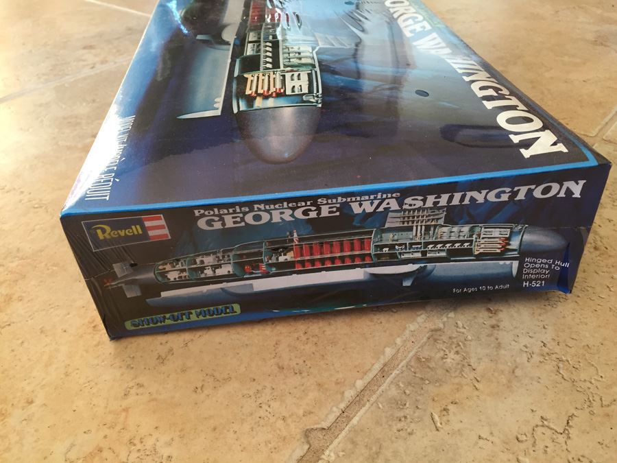 Sealed Revell Model Kit Of Polaris Nuclear Submarine WASHINGTON 1978