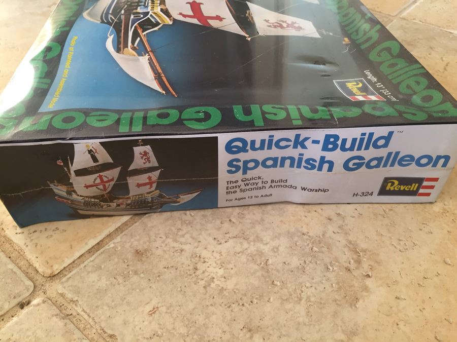 Sealed Revell Model Kit Of Quick Build Spanish Galleon Ship 1978 [Photo 9]