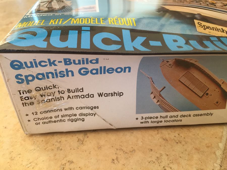 Sealed Revell Model Kit Of Quick Build Spanish Galleon Ship 1978 [Photo 5]
