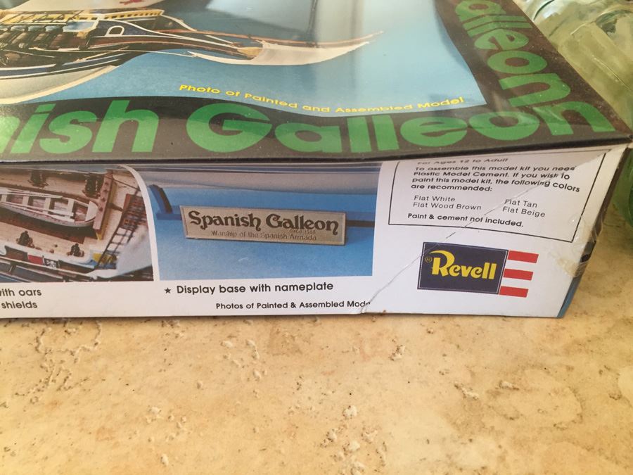Sealed Revell Model Kit Of Quick Build Spanish Galleon Ship 1978 [Photo 7]