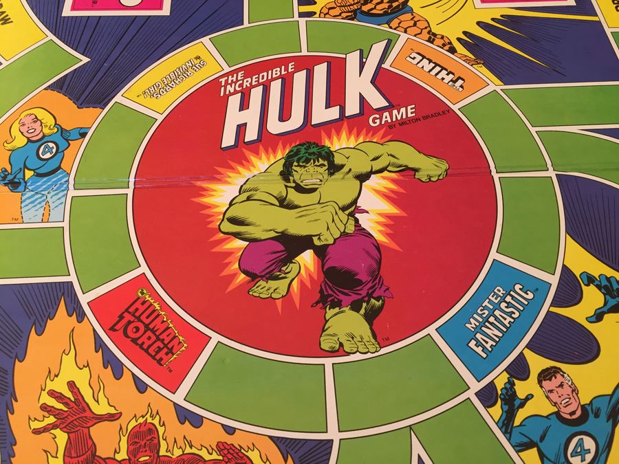 The Incredible Hulk Game With The Fantastic Four Milton Bradley 1978 [Photo 8]