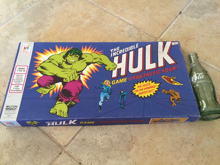 The Incredible Hulk Game With The Fantastic Four Milton Bradley 1978 [Photo 1]