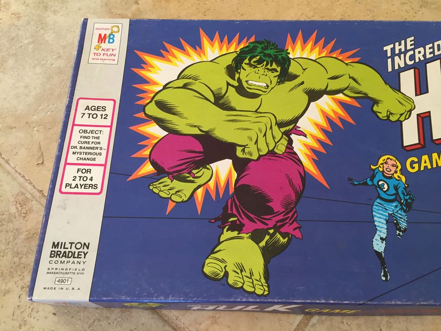 The Incredible Hulk Game With The Fantastic Four Milton Bradley 1978 [Photo 2]
