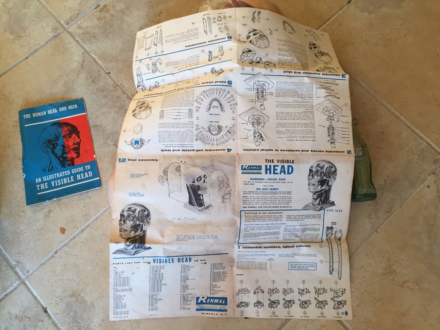 The Visible Head By Renwal Products With Illustrated Manuals 1961 [Photo 30]