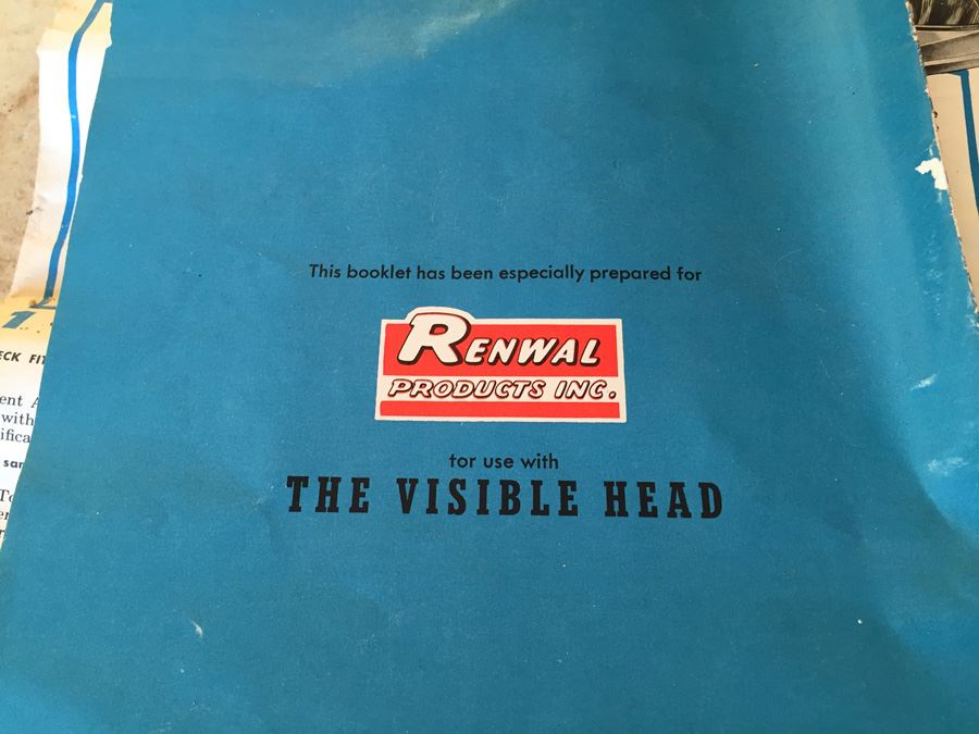 The Visible Head By Renwal Products With Illustrated Manuals 1961 [Photo 20]