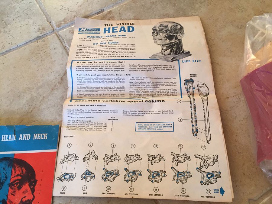 The Visible Head By Renwal Products With Illustrated Manuals 1961 [Photo 21]