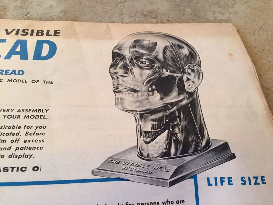 The Visible Head By Renwal Products With Illustrated Manuals 1961 [Photo 22]