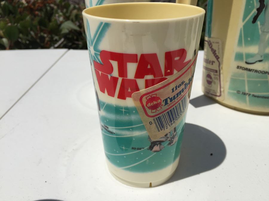 Vintage Star Wars (7) 11oz Tumblers And Star Wars Pitcher By Deka 1977 [Photo 11]