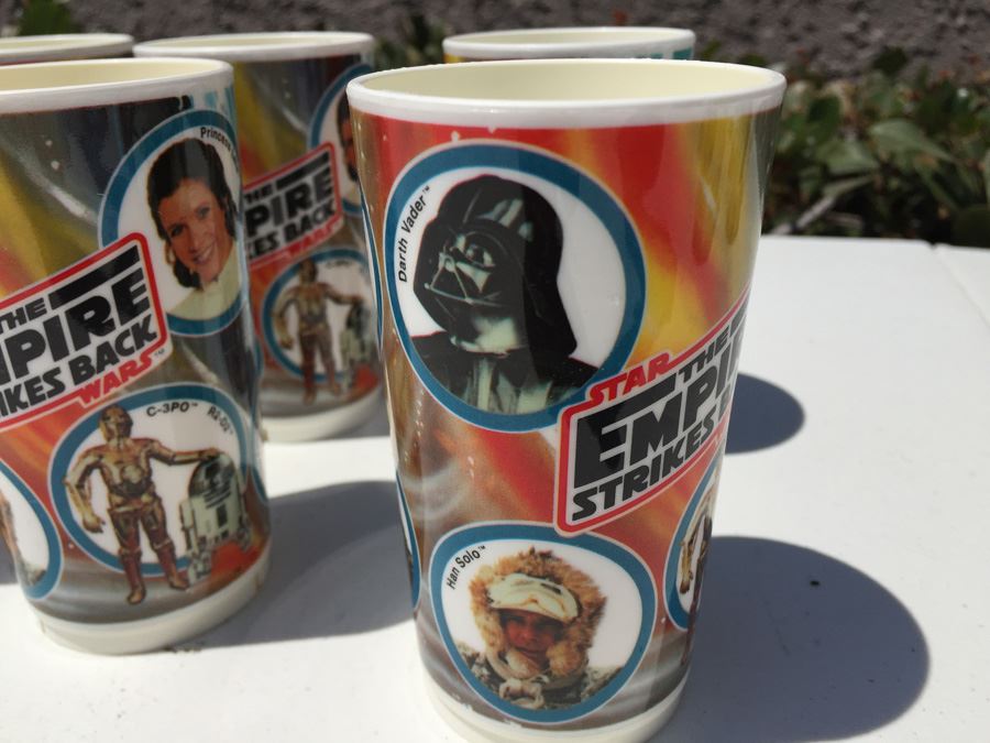 Vintage 1980 Star Wars The Empire Strikes Back Deka Plastic Cups [Photo 9]