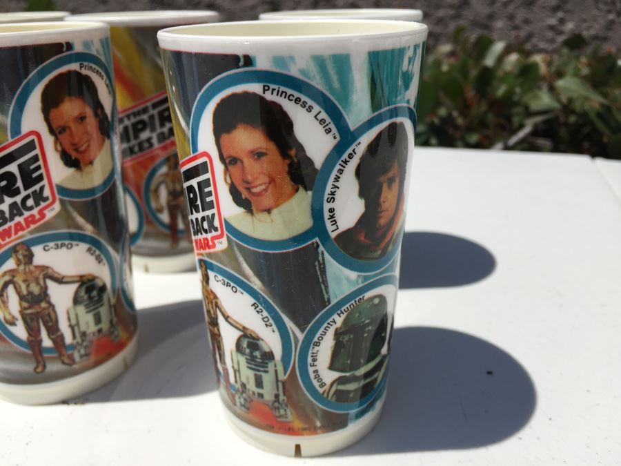 Vintage 1980 Star Wars The Empire Strikes Back Deka Plastic Cups [Photo 6]
