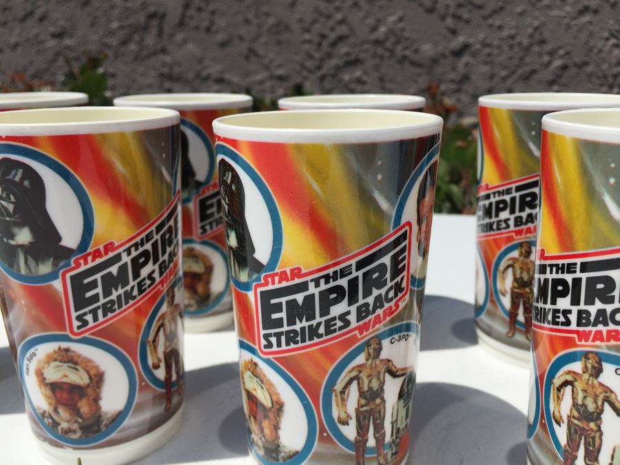 Vintage 1980 Star Wars The Empire Strikes Back Deka Plastic Cups [Photo 4]