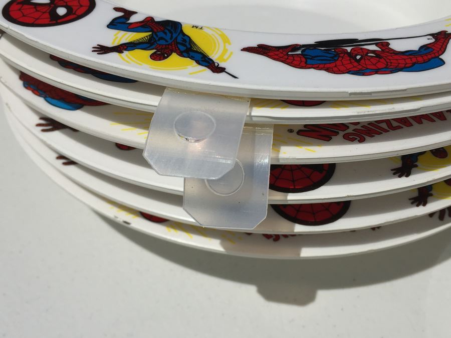 Vintage 1977 Collection Of Marvel Comics The Amazing Spider-Man Bowls And Coffee Cups By Deka Plastics [Photo 13]