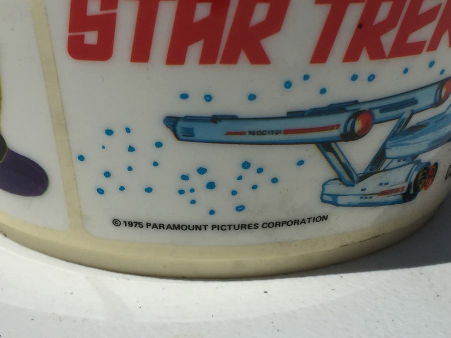 Vintage 1975 & 1979 Collection Of Star Trek Plates, Coffee Cups And Bowl [Photo 19]