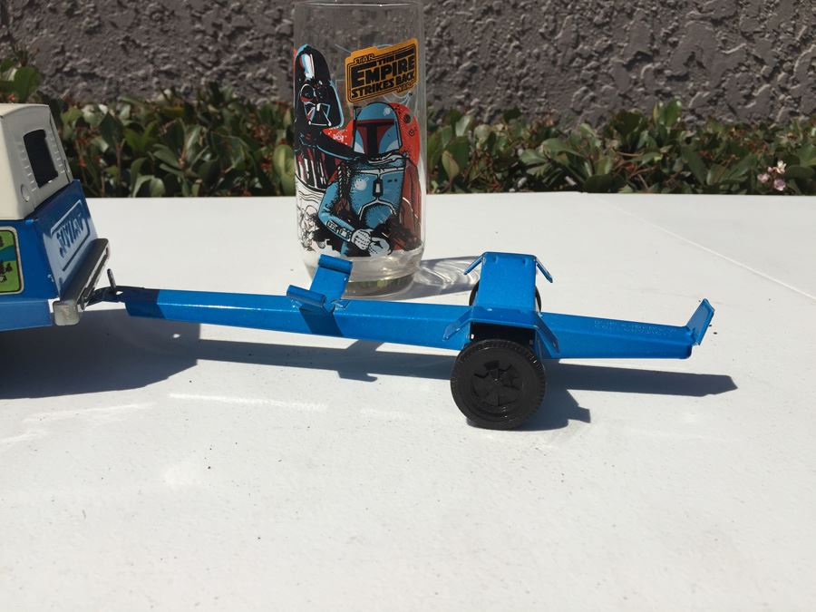 Nylint Camp-N-Cruise Toy Truck & Boat Trailer Pressed Metal Vehicle Vintage [Photo 4]