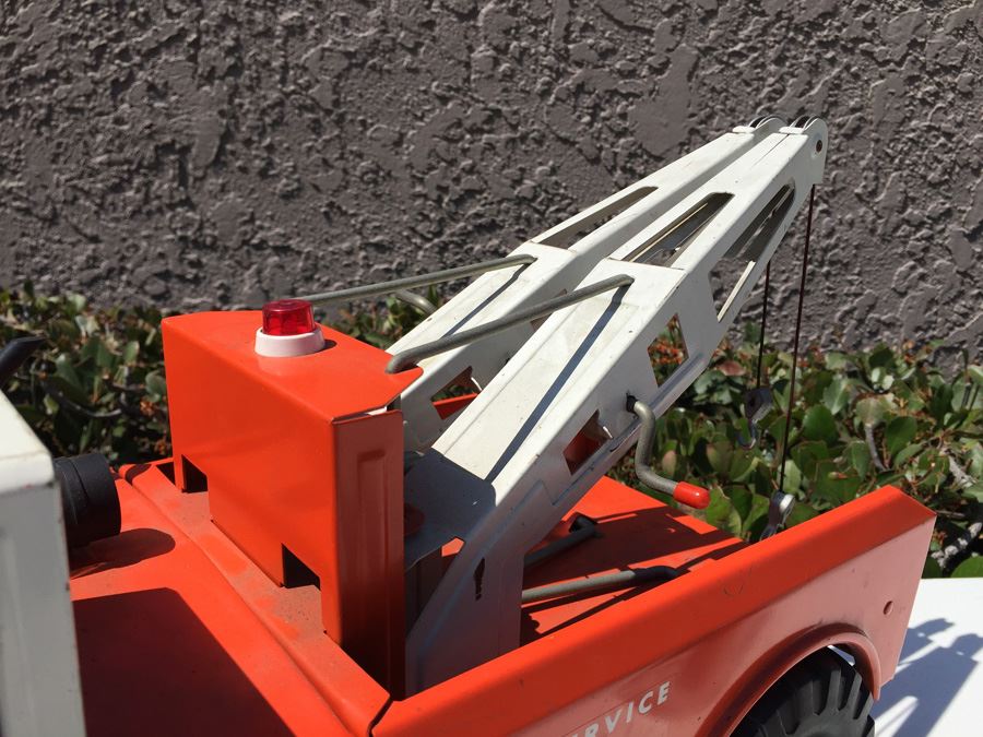 Metal Tonka Wrecker Vintage 1960s Twin Boom Tow Truck [Photo 5]