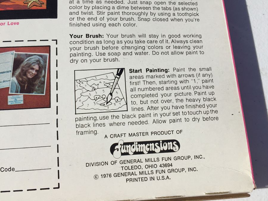 Complete Set Of Vintage The Bionic Woman Paint By Numbers New In Box [Photo 17]