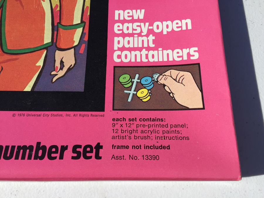 Complete Set Of Vintage The Bionic Woman Paint By Numbers New In Box [Photo 7]