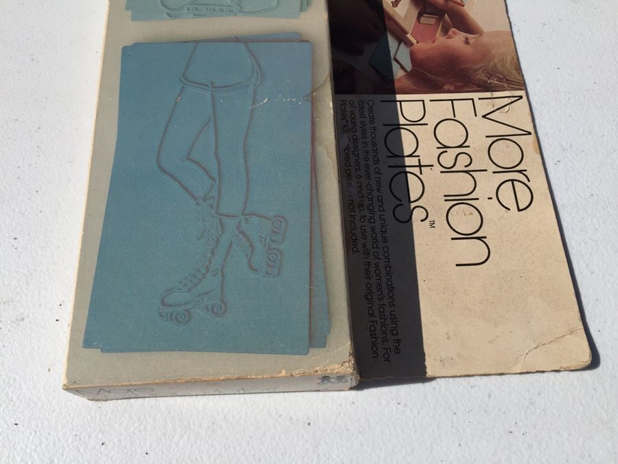 TOMY Fashion Plates Sealed In Box Plus More Fashion Plates Vintage 1978 [Photo 12]