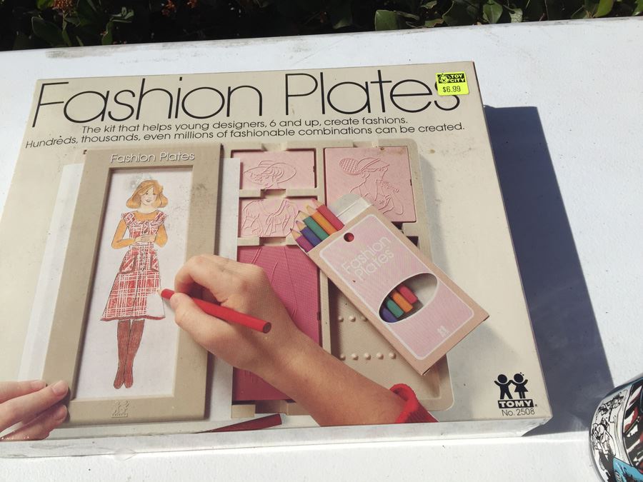 TOMY Fashion Plates Sealed In Box Plus More Fashion Plates Vintage 1978 [Photo 6]