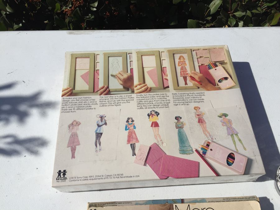 TOMY Fashion Plates Sealed In Box Plus More Fashion Plates Vintage 1978 [Photo 8]