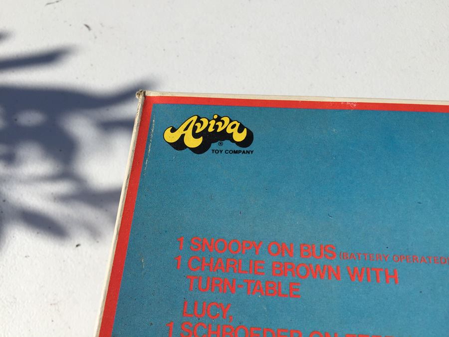 SNOOPY Playland Aviva Toy Company Vintage 1971 New In Original Box [Photo 6]