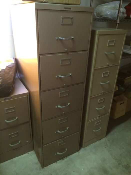 Steelcase Heavy Duty 5-Drawer Filing Cabinet
