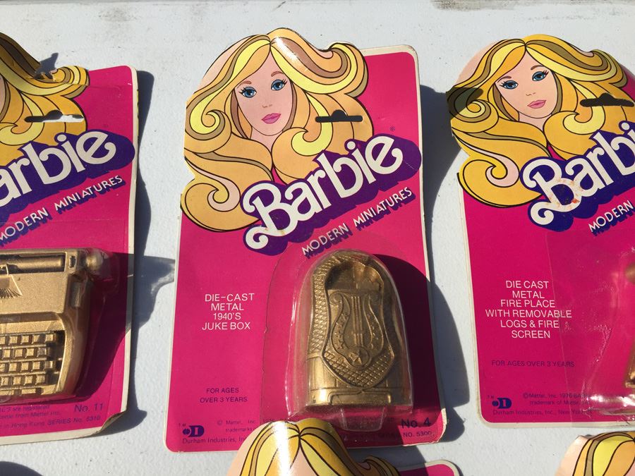Entire Collection Of Barbie Modern Miniatures Die-Cast Metal Mattel Vintage 1976 [Photo 23]