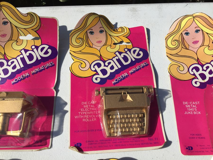 Entire Collection Of Barbie Modern Miniatures Die-Cast Metal Mattel Vintage 1976 [Photo 22]