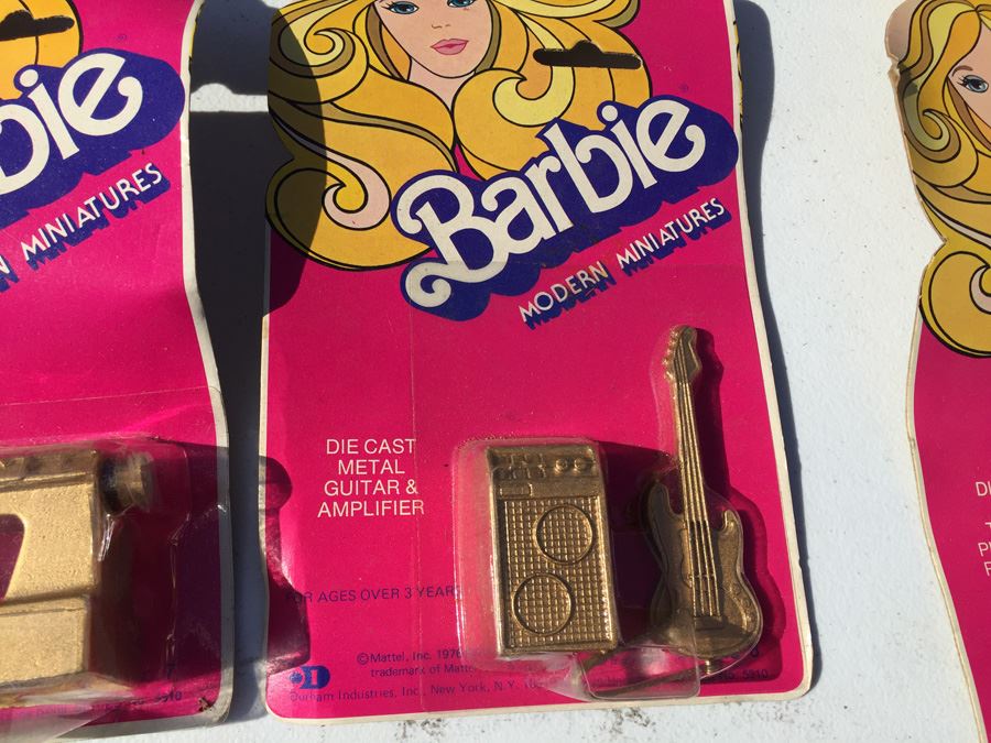 Entire Collection Of Barbie Modern Miniatures Die-Cast Metal Mattel Vintage 1976 [Photo 2]
