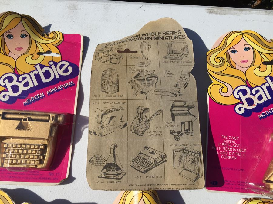 Entire Collection Of Barbie Modern Miniatures Die-Cast Metal Mattel Vintage 1976 [Photo 26]