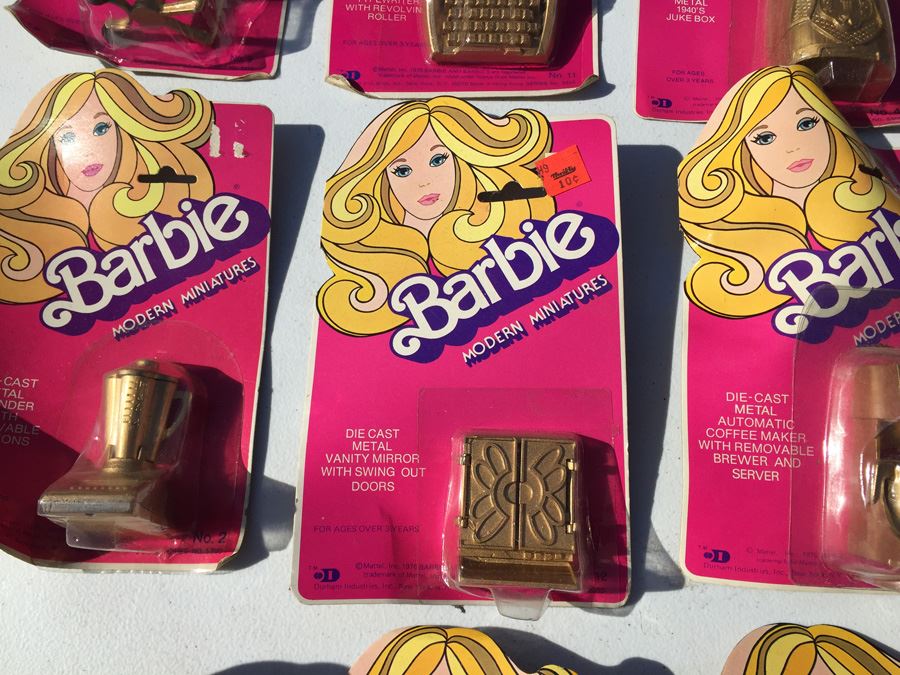 Entire Collection Of Barbie Modern Miniatures Die-Cast Metal Mattel Vintage 1976 [Photo 17]