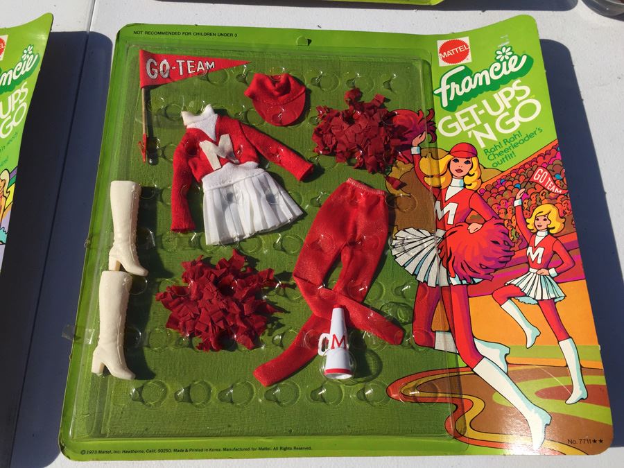 Francie Get-Ups 'N Go Doll Clothes New On Card Mattel Vintage 1973 [Photo 3]