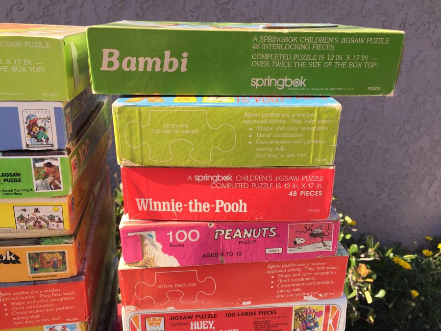 Huge Vintage Puzzle Lot [Photo 9]