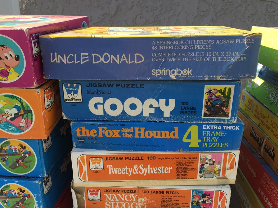 Huge Vintage Puzzle Lot [Photo 18]