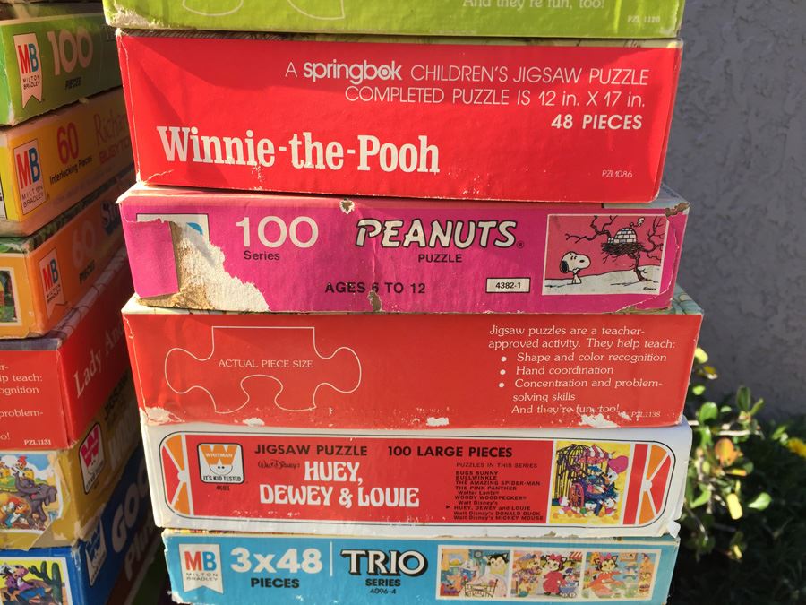 Huge Vintage Puzzle Lot [Photo 11]